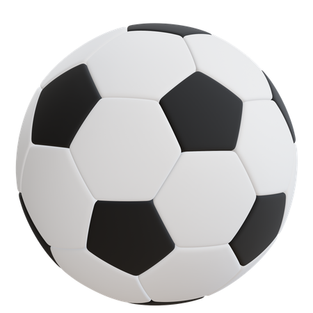 Bola de futebol  3D Icon