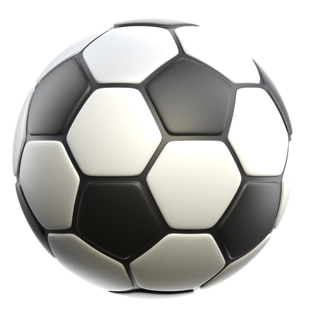 Bola de futebol  3D Icon