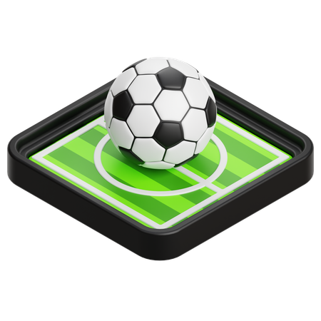 Bola de futebol  3D Icon