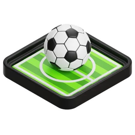 Bola de futebol  3D Icon