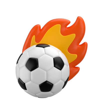 Bola de futebol  3D Icon