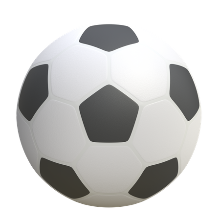 Bola de futebol  3D Icon