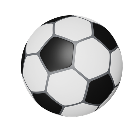 Bola de futebol  3D Icon