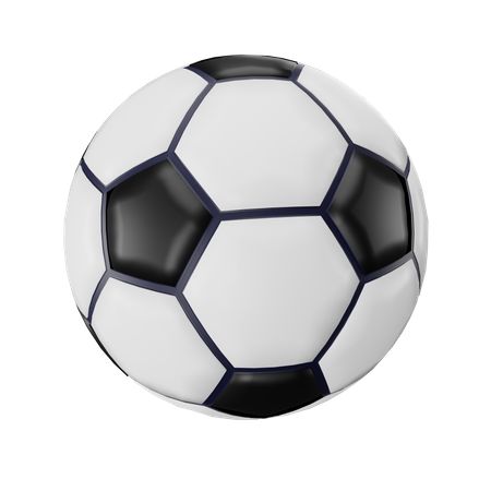 Bola de futebol  3D Icon