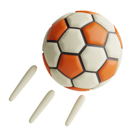 Bola de futebol  3D Icon