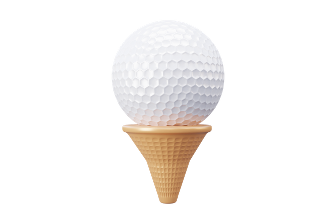 Bola de golfe  3D Icon