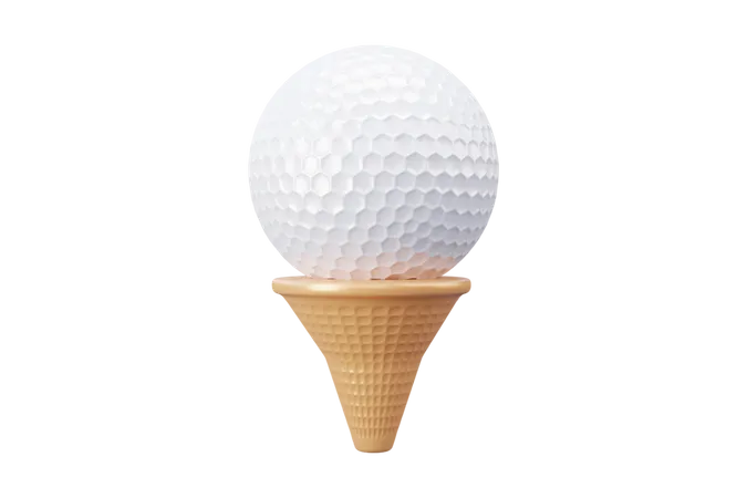 Bola de golfe  3D Icon