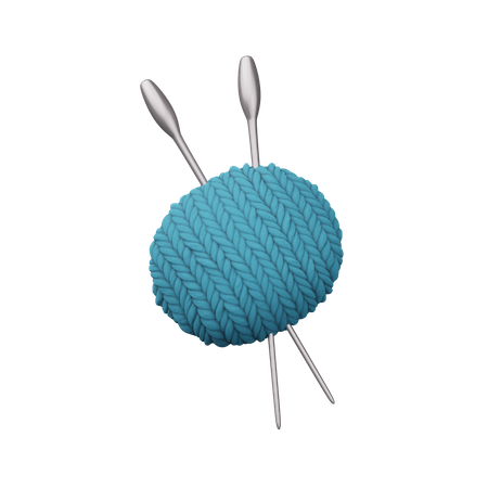 Bola de lã  3D Icon