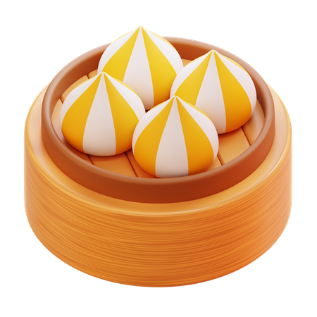 Bola de masa hervida  3D Icon