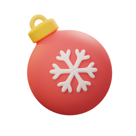 Bola de Natal  3D Icon