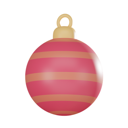 Bola de Natal  3D Icon