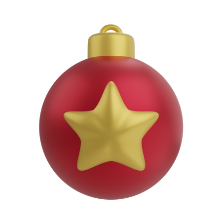 Bola de Natal  3D Icon