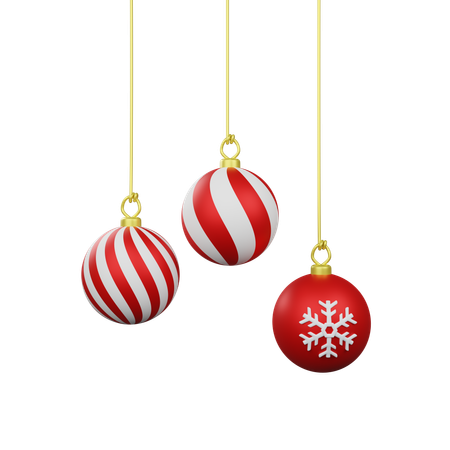 Bola de Natal  3D Icon