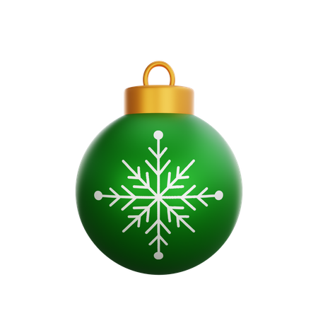 Bola de Natal  3D Icon