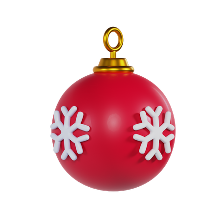 Bola de Natal  3D Icon