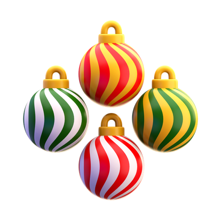 Bola de Natal  3D Icon