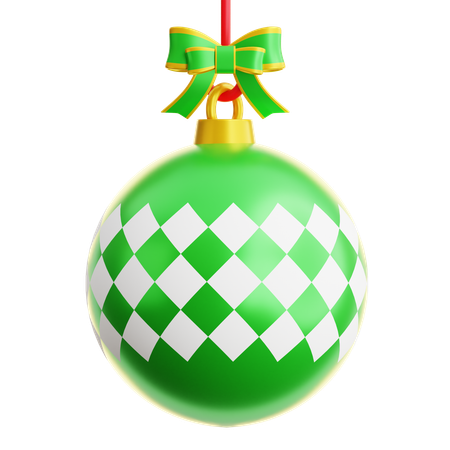 Bola de Natal  3D Icon