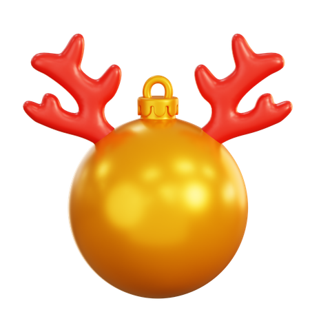 Bola de Natal  3D Icon