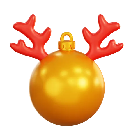 Bola de Natal  3D Icon