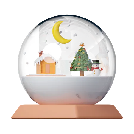 Bola de Natal  3D Icon