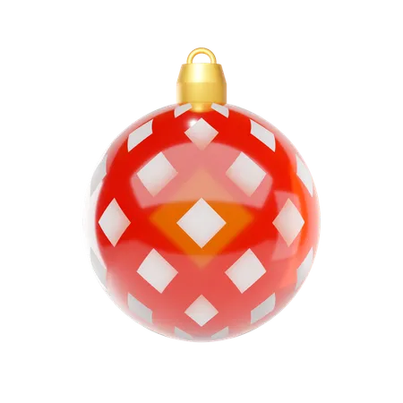 Bola de Natal  3D Icon