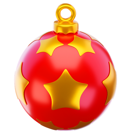 Bola de Natal  3D Icon