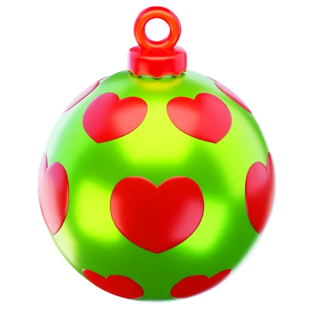 Bola de Natal  3D Icon