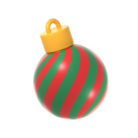 Bola de Natal  3D Icon