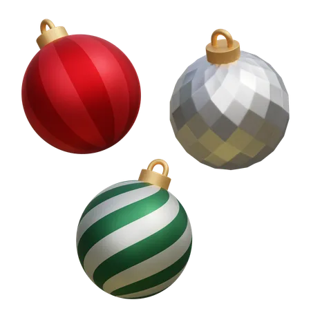 Bola de Natal  3D Icon