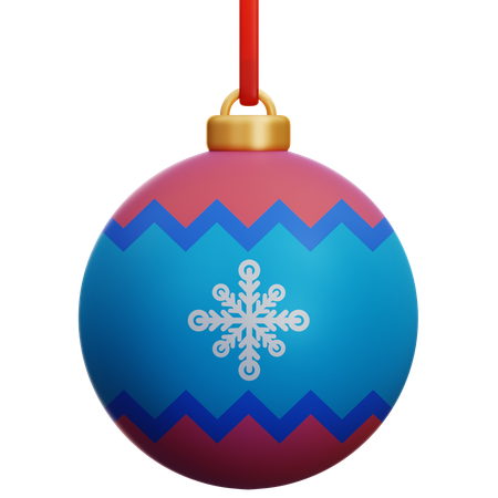 Bola de Natal  3D Icon