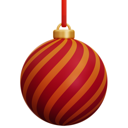 Bola de Natal  3D Icon