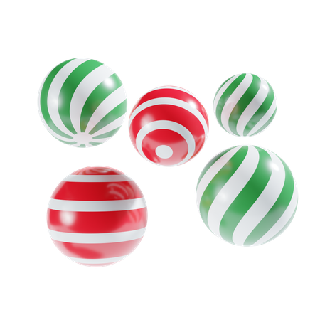 Bola de Natal  3D Icon
