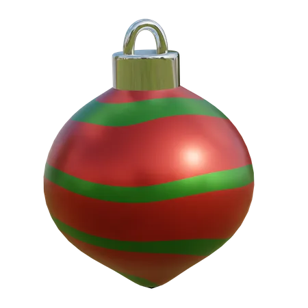 Bola de Natal  3D Illustration