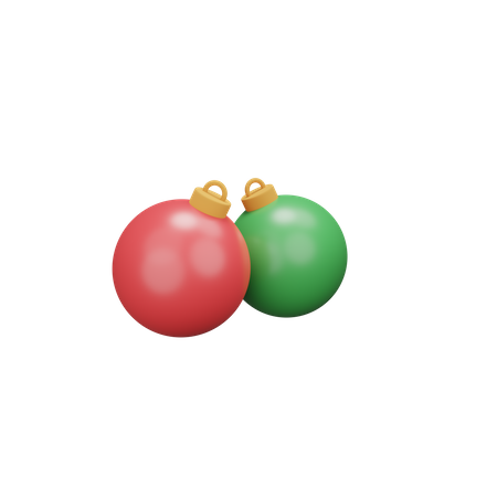 Bola de Natal  3D Illustration