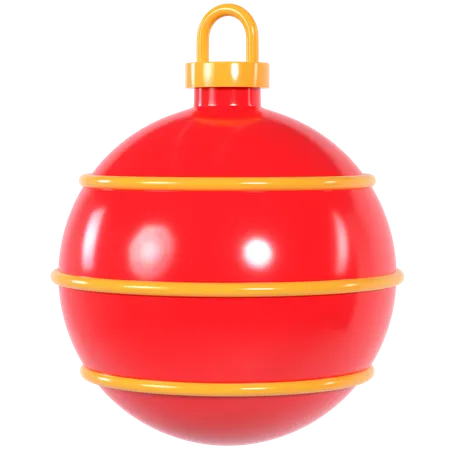 Bola de Natal  3D Illustration