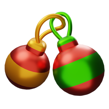 Bola de Natal  3D Illustration