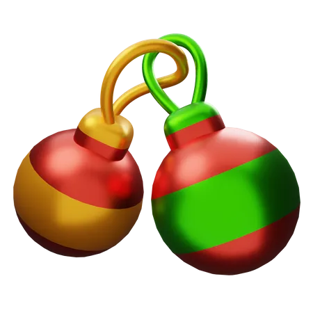 Bola de Natal  3D Illustration