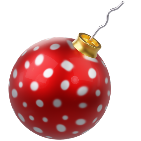 Bola de Natal  3D Icon