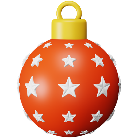 Bola de Natal  3D Icon