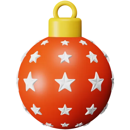 Bola de Natal  3D Icon