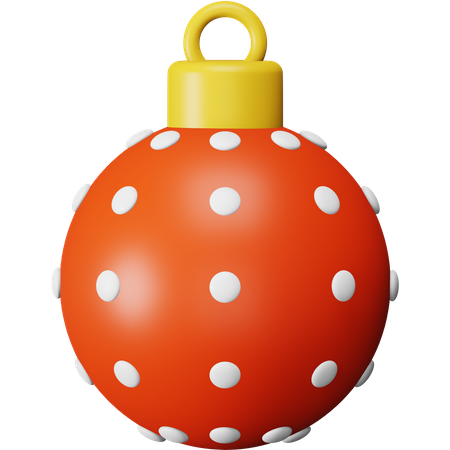 Bola de Natal  3D Icon