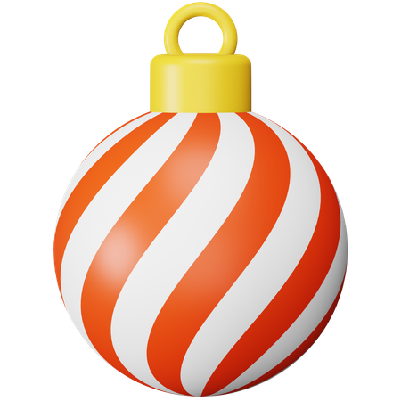 Bola de Natal  3D Icon