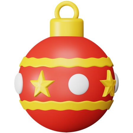 Bola de Natal  3D Icon