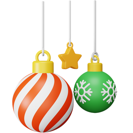 Bola de Natal  3D Icon