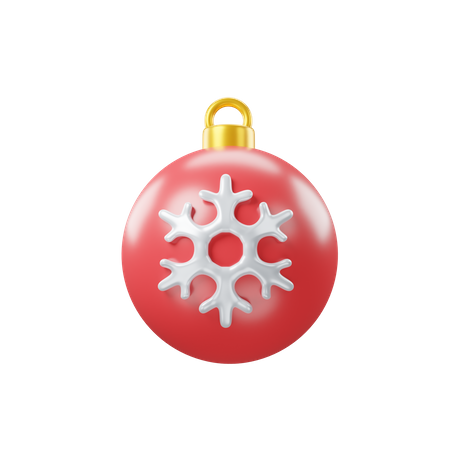 Bola de Natal  3D Icon