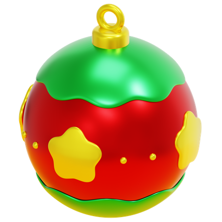 Bola de Natal  3D Icon