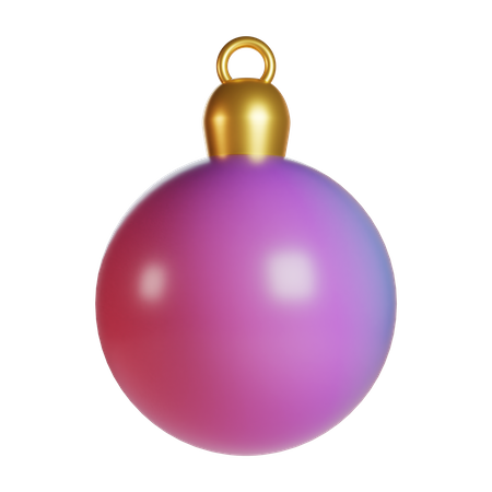 Bola de Natal  3D Icon