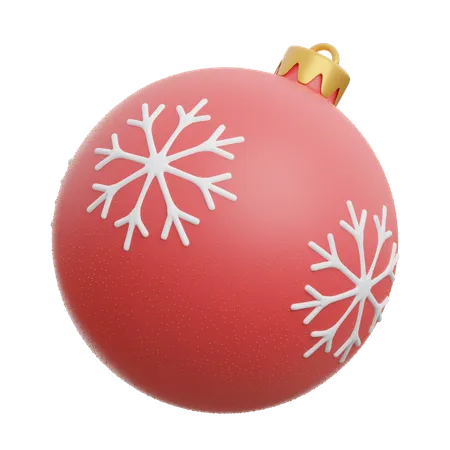 Bola de Natal  3D Icon