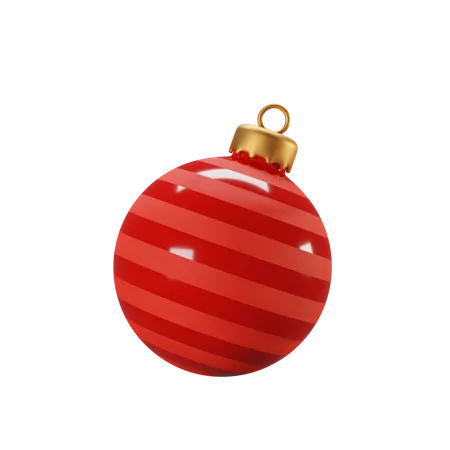 Bola de Natal  3D Icon