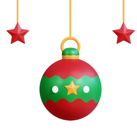 Bola de Natal  3D Icon